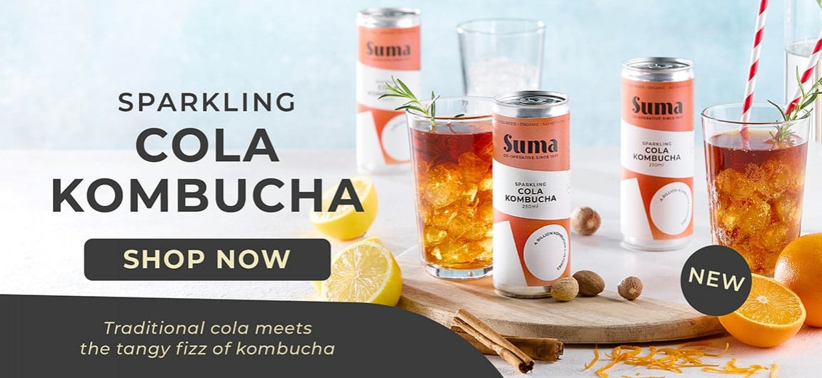 NEW Suma Sparkling Cola Kombucha