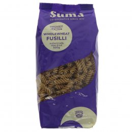 Suma Organic Wholewheat Fusilli Pasta - 500g