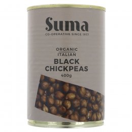 Suma Organic Black Chickpeas - 400g