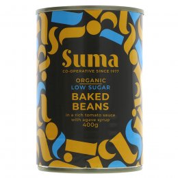 Suma Organic Baked Beans - Low Sugar - 400g