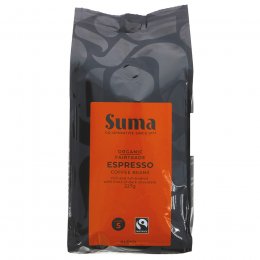 Suma Fair Trade Organic Espresso Coffee Beans -  227g