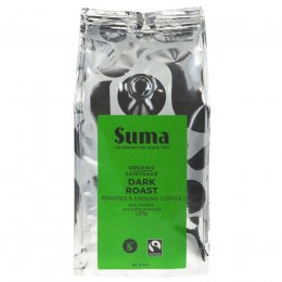Suma Fair Trade Organic Dark Roast Ground Coffee -  227g