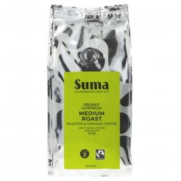 Suma Fair Trade Organic Medium Roast Ground Coffee -  227g