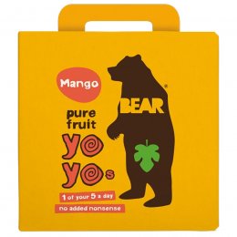 Bear Mango Yoyo Pure Fruit Rolls Multipack - 5 x 20g